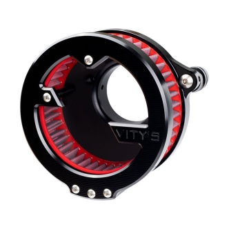VITY'S Design, 'MASSIVE' Air Cleaner ASSEMBLY. Black (ARM557599)