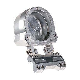 VITY'S Design, Adjustable Single Gauge HOLDER. Silver (ARM477599)