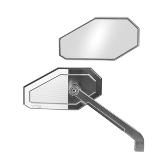 VITY'S Design, 'MASSIVE' MIRROR. LEFT. Silver (ARM397599)