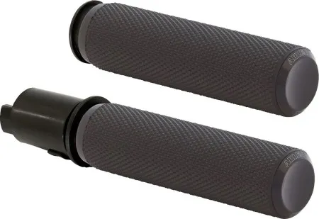 Arlen Ness Knurled Fusion Grips In Black For Harley Davidson 2025 Softail, 2023-2025 Road Glide & Street Glide Models (500-050)