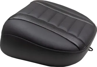 Mustang Deluxe Touring Passenger Seat In Black For Harley Davidson 2023-2024 CVO FLTR Road Glide & FLHX Street Glide Models (88402)