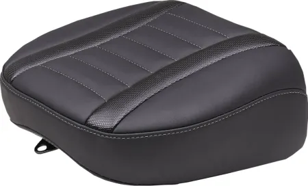 Mustang Deluxe Touring Passenger Seat with Gun Metal Stitching For Harley Davidson 2023-2024 CVO FLTR Road Glide & FLHX Street Glide Models (88402GM)