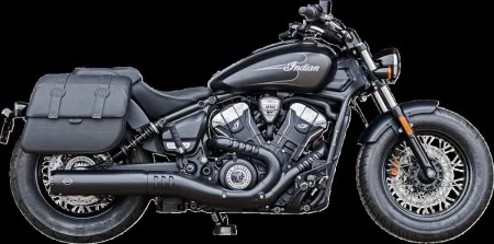 S&S Cycle Grand National Slip-On Muffler In Black For 2025 Indian Scout (550-1121)