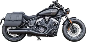 S&S Cycle Grand National Slip-On Muffler In Black For 2025 Indian Scout (550-1121)