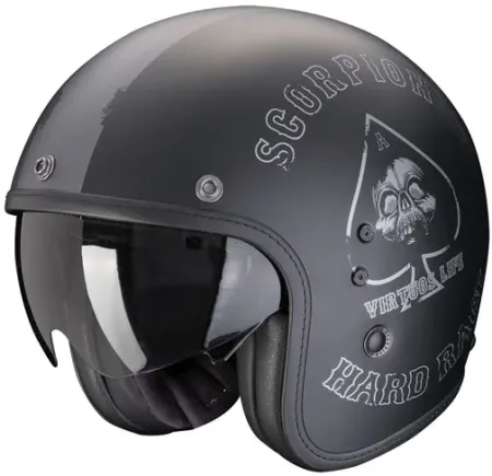 Scorpion Belfast Evo Helmet Matt Black/silver (78-458-159-02)