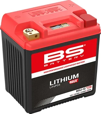 BS Battery BSLi-12 Max Lithium Battery 900 CCA For 1997-2025 Touring & 2009-2025 Trike Models (360117)