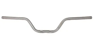 Thrashin Supply Co. High Bend 1 Inch Dia. Handlebars In Stainless Steel For 1982-2024 Harley Davidson (TSC-2713-0)