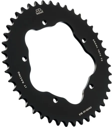 JT Sprockets Aluminum Rear Sprockets (JTA751.43BLK)