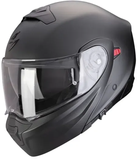 Scorpion EXO-930 Evo Helmet In Pearl Black Matt - Size S (194-100-285-03)