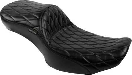 Le Pera Maverick Diamond Stitched Daddy Long Legs Seat For Harley Davidson 2023-2025 Touring FLHX Street Glide & FLTR Road Glide Models (LV-957DLDM)