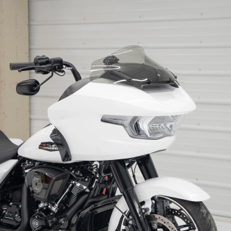 Klock Werks Sport Flare Windshield 10 inch In Tint For 2023-2025 CVO Road Glide & 2024-2025 Road Glide Models (KWW-01-0706-T)