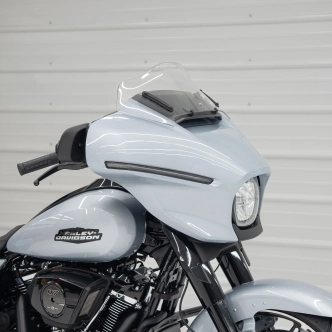 Klock Werks Flare Windshield 8 inch In Clear For 2023-2025 CVO Street Glide & 2024-2025 Street Glide Models (KWW-01-0707-C)