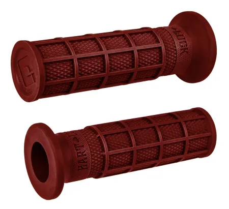 ODI Hart-Luck Signature Full Waffle Grips In Red For 1 Inch Handlebars (06302735)