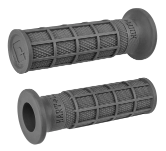 ODI Hart-Luck Signature Full Waffle Grips In Grey For 1 Inch Handlebars (V02FWH)