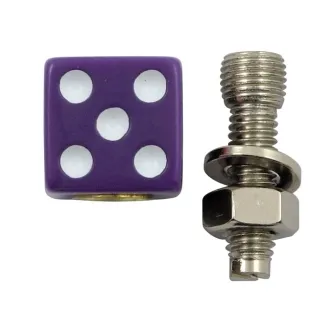 Trik Topz License Plate Mounts Dice Purple (ARM369555)