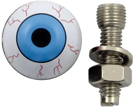 Trik Topz License Plate Mounts Eye Ball Blue (EYB-BL-2PK)