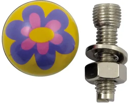 Trik Topz License Plate Mounts Flower Purple (FWB-PP-2PK)