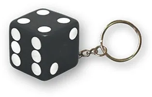 Triktopz Dice Key Chain Black (K3001)