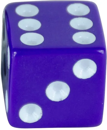 Trik Topz License Plate Mounts Dice Dark Purple (DIB-DP-2PK)