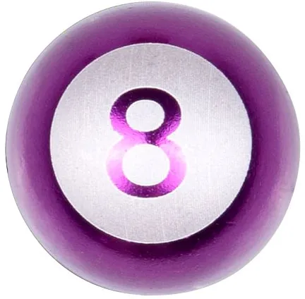 Trik Topz, Eight Ball Valve CAPS. Purple (EBC-PP-2PK)
