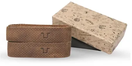 Trip Machine, Handlebar Grip WRAPS. Tobacco Perforated (GPTC-P)