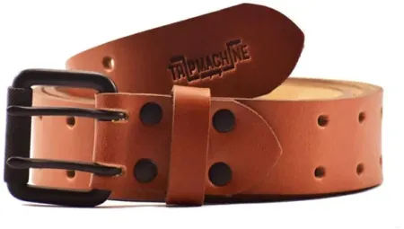 Trip Machine Belt Double Pin Vintage Tan (BLTD-2)