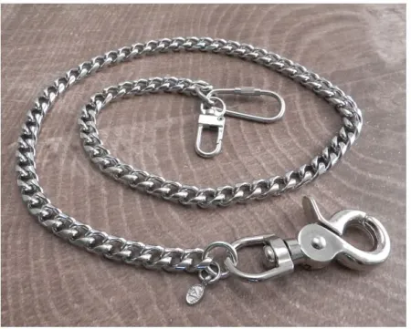 Amigaz Small Laser Leash Wallet Chain 22