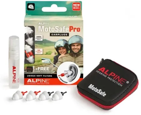 Alpine Motosafe Pro Earplugs With Mini Grip (111.23.112)