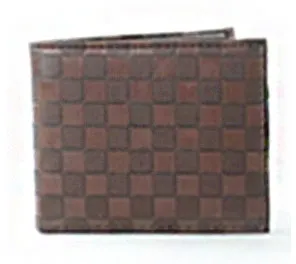 Amigaz Checker Vegan Brown Wallet (ARM743559)