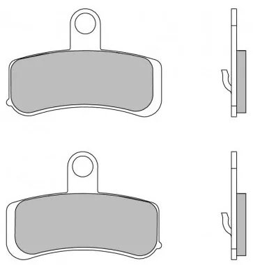 Brembo, Brake PADS. SINTERED. Front (09007HD15SA)