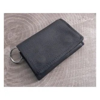 Amigaz Black Soft Leather Trifold Wallet (ARM754699)