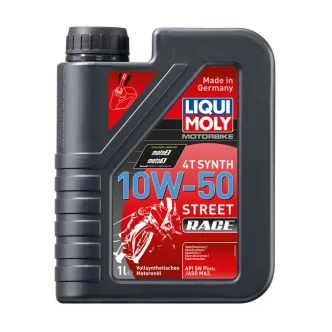 Liqui Moly, 4T Synthetic 10W-50 Street Race Motor Oil 1L (ARM525799)