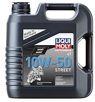Liqui Moly 4T 10W-50 Street Engine Oil (21726)