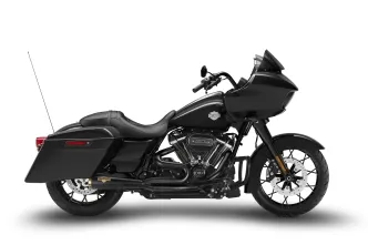 Zard Euro 5 Stainless Steel 2 Into 1 120TH Limited Edition Exhaust System In Black/Bronze For 2021-2023 M8 Touring Models (ZHD013S00SBO-B)