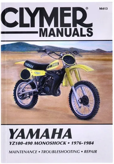 Clymer Service Manual, Yamaha YZ100-490  Monoshock (M9413)