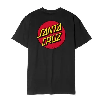 Santa Cruz Dot Chest T-shirt Black (ARM226007)