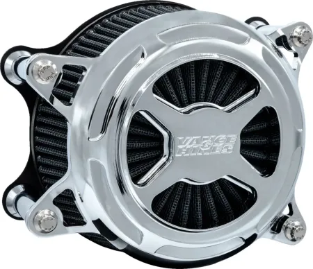 Vance & Hines VO2 X Air Cleaner In Chrome For 2025-2026 Softail & 2023-2026 Touring M8 (Gen 2) Models (71100)