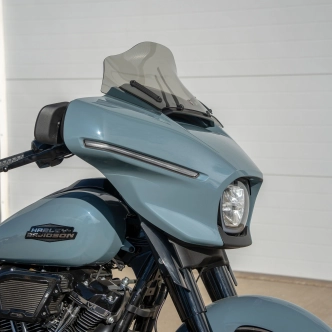 Klock Werks Flare Windshield 10 inch In Tint For 2023-2025 CVO Street Glide & 2024-2025 Street Glide Models (KWW-01-0709-T)