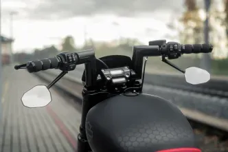 Killer Custom 2 Inch Diameter 4 Inch Rise Monarch Bars For 1982-2024 Harley Davidson With Dual Cable & E-throttle With 1-1/4 Inch Risers (N4-32)