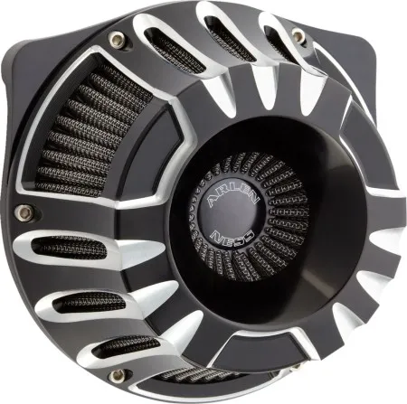 Arlen Ness Deep Cut Inverted Series Air Cleaner Kit In Black Finish For Harley Davidson 2025-2026 Softail & 2023-2026 Touring M8 (Gen 2) Models (600-227)