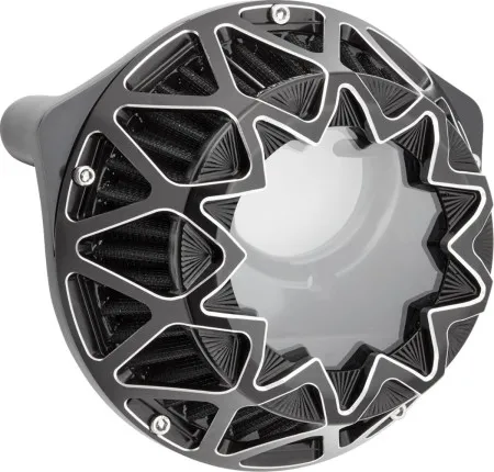 Arlen Ness Crossfire Air Cleaner In Black Contrast Finish For Harley Davidson 2025-2026 Softail & 2023-2026 Touring M8 (Gen 2) Models (600-234)