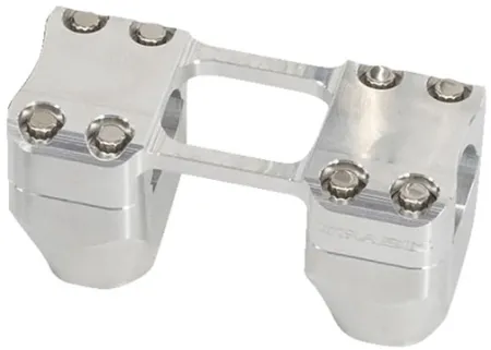 Trask Performance 2 Inch Assault Handlebar Risers With 1.25 Inch Clamping Area In Chrome Finish (TM-8601-2CH)
