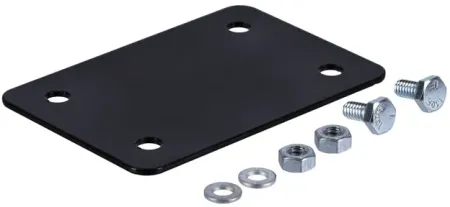 Dominator Motorcycles Dominator, Clubstyle Crash Bar Adapter Bracket DYNA. Black (DMC0057)