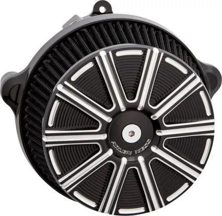 Arlen Ness Big Sucker Air Cleaner Kit In Black With 10 Gauge Cover For 2024 Road Glide, Street Glide & 2023 CVO Touring Models (600-307)