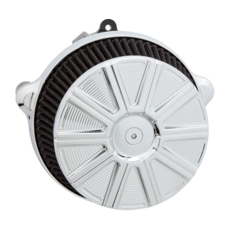 Arlen Ness Big Sucker Air Cleaner Kit In Chrome With 10 Gauge Cover For 2024 Road Glide, Street Glide & 2023 CVO Touring Models (600-306)