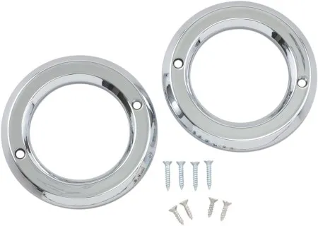 Motor Trike Chrome Accent Rings for Trax Fog Lights (MTEL-0153)