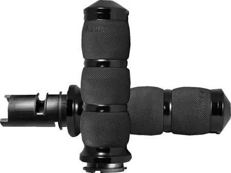 Avon Air Cushion Grips In Black For Harley Davidson 2025-2026 Softail, 2023-2026 Road Glide & Street Glide Models (AIR-90-ANO-F24)