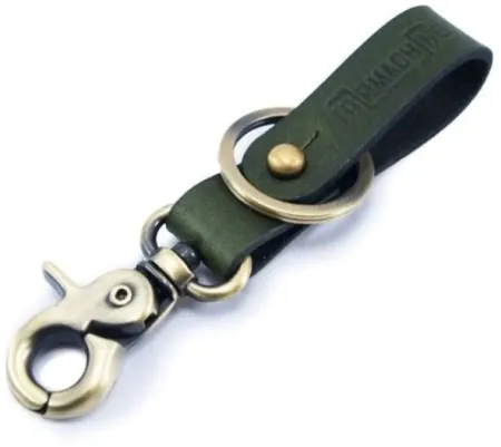 Tripmachine Key Fob Army Green/antique Gold (KFGRG)