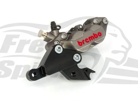 Free Spirits Front 4 Piston Brake Caliper In Titanium For Indian Scout 1250 Models (103804T)