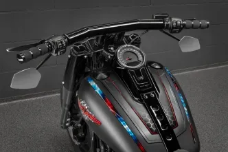 Killer Custom 2 Inch Diameter Drag-T Mega Handlebars For 1973-2025 Harley Davidson Softail, Dyna & XL Sportster (STD3)